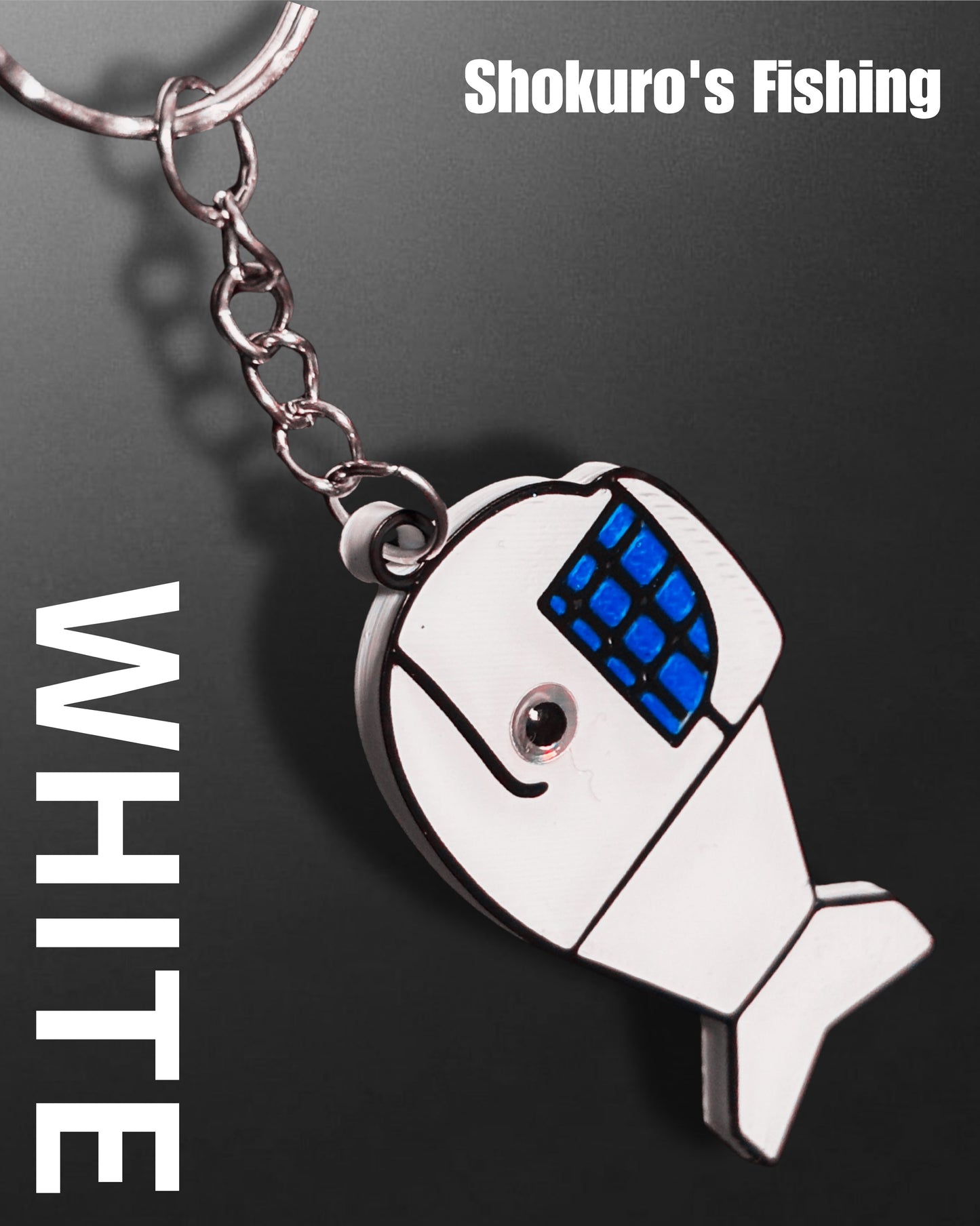 くじらキーホルダー (クリア)