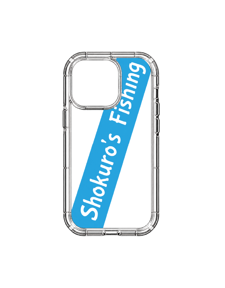 SF iPhoneケース / ブルーステッカー